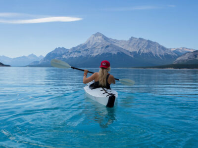 Canoeing On The Lake